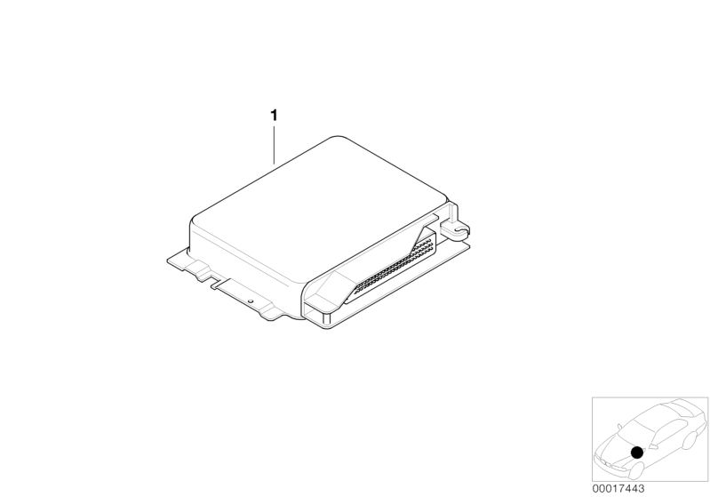 Picture board Control unit EGS, programmed for the BMW Classic parts  Original BMW spare parts from the electronic parts catalog (ETK) for BMW motor vehicles (car)   EXCH control unit EGS programmed