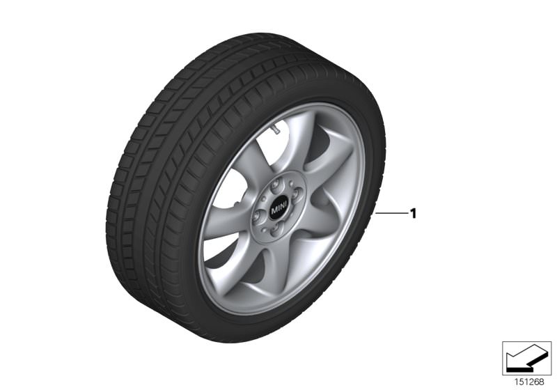 Winterkomplettrad Bridge Spoke R94