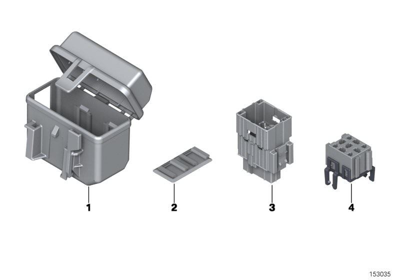 Fuse housing/relay bracket