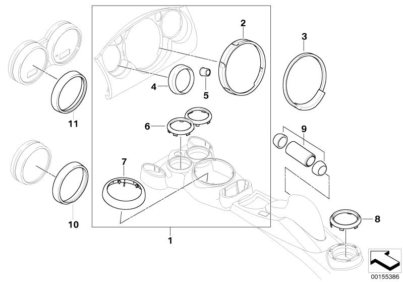 Retrofit chrome line, interior