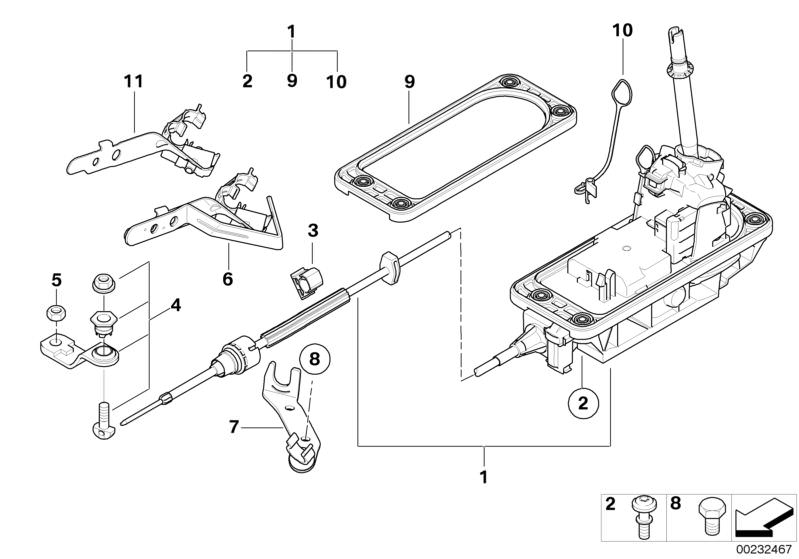 AUTOM.TRANSMISS.STEPTRONIC SHIFT PARTS