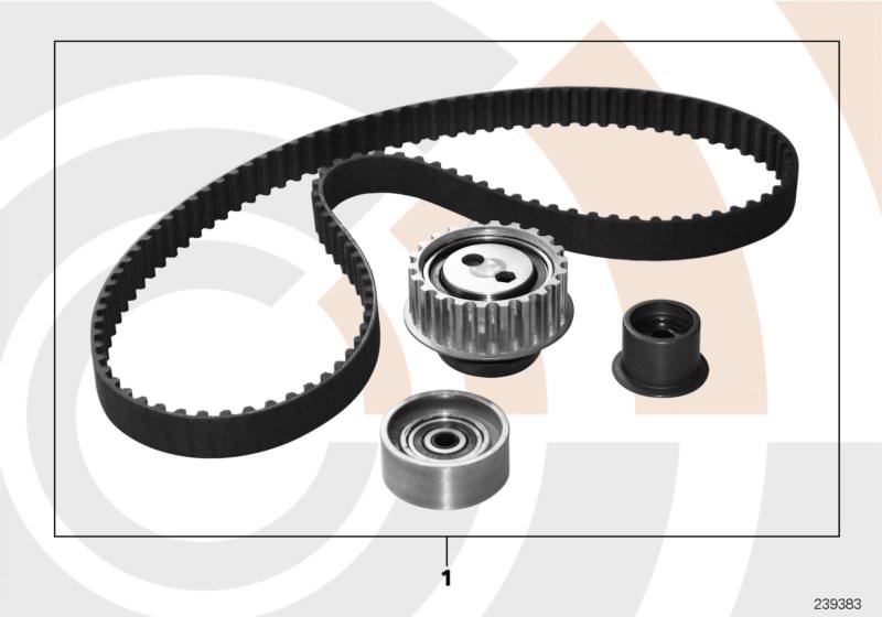 Picture board Service kit, toothed belt / Value Line for the BMW Classic parts  Original BMW spare parts from the electronic parts catalog (ETK) for BMW motor vehicles (car)   Service kit, toothed belt