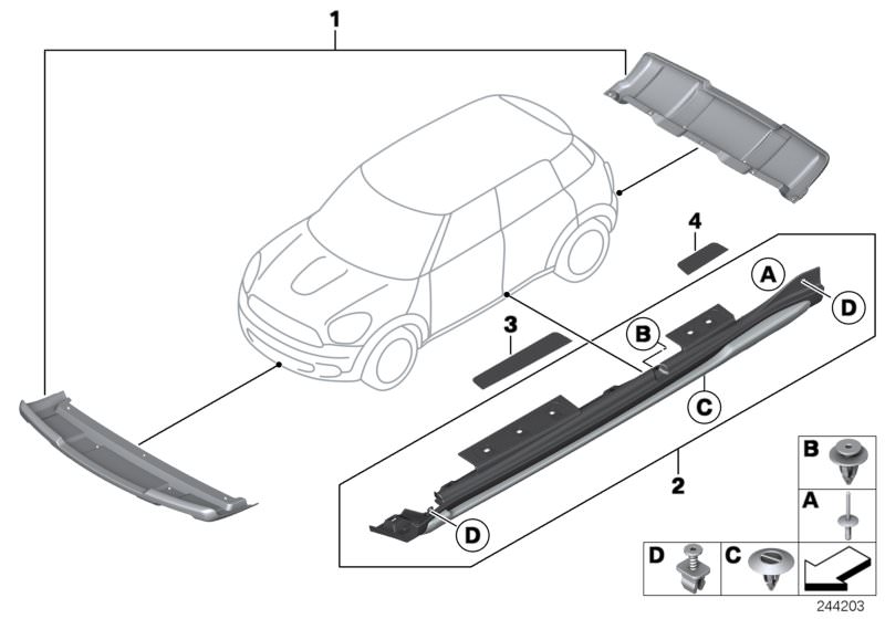 Optischer Unterfahrschutz