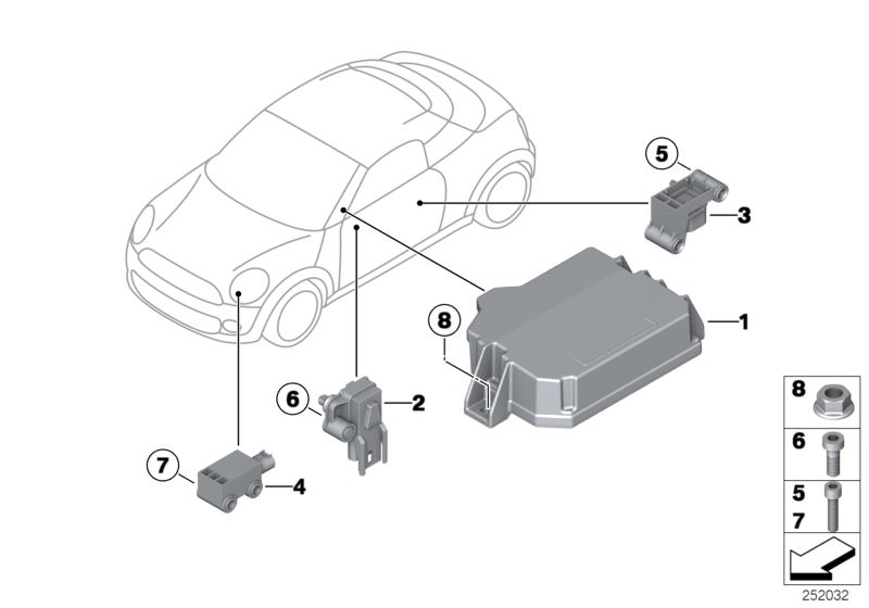 Piezas electricas airbag