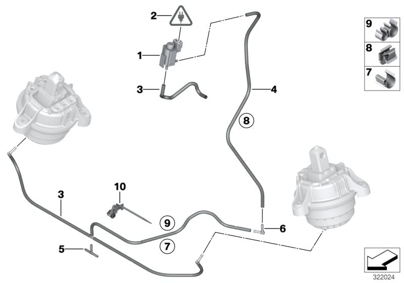 Vacuum control-Engine bearing