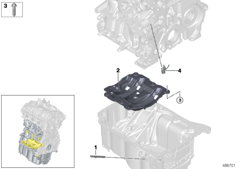 Pièces de bloc-moteur