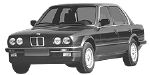 <strong>323iA</strong> 4 doors<br />to production year 1986<br /> [Model 1481] Series E30