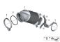Preview: Holder catalytic converter near engine, Number 05 in the illustration