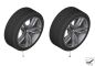 Preview: 36112462582, TPM wheel&tyre winter orbit grey, Retrofitting / conversion / accessories, Complete winter wheel, BMW  i3 I01, 361100000036551408,, RDC rueda completa invierno Orbit gris