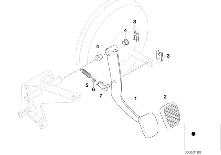 Rubber pad, Number 02 in the illustration