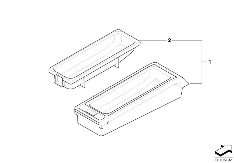 Eject box, mobile telephone, Number 01 in the illustration