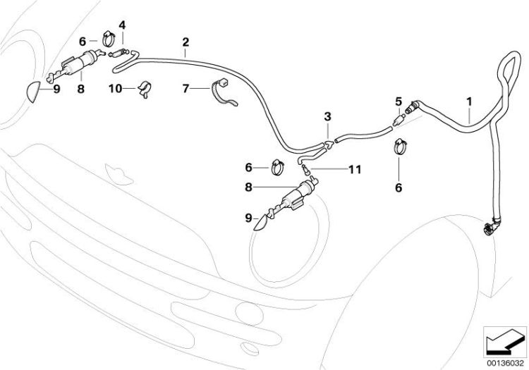 Pièce de distribution, numéro 03 dans l'illustration