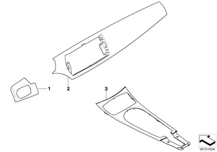 51458035485 Mahogany wood trim instr panel left Retrofitting  conversion  accessories Interior Contents BMW Z4 Roadster E89 E85 E86 >151524<, Mascherina legno Mahagoni plancia sx