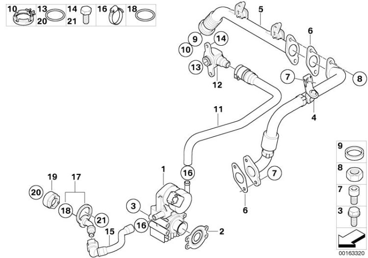 Gasket, Number 06 in the illustration