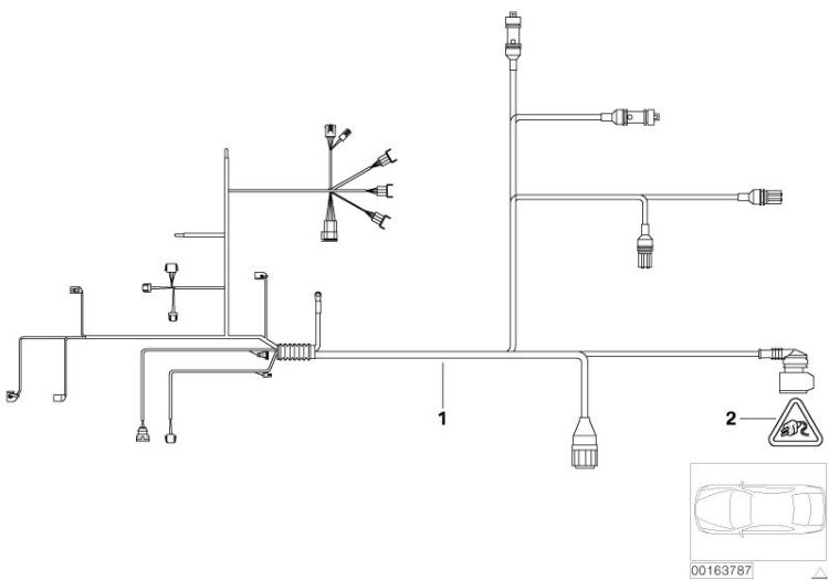 Kabelbaum Motor Getriebemodul, Nummer 01 in der Abbildung