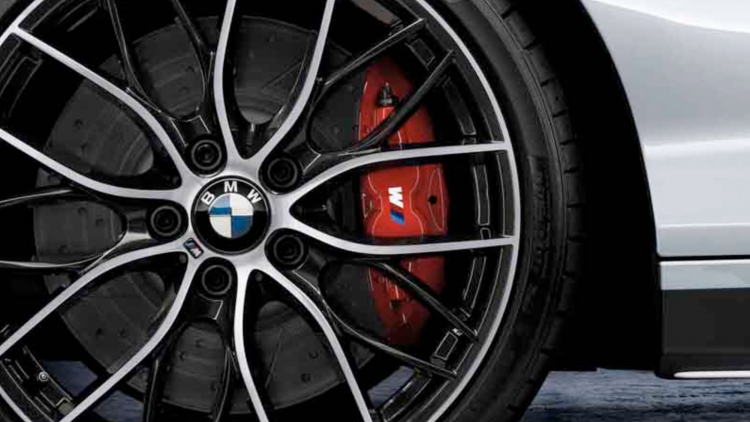 Kit post-équipement freins sport rouges d`origine BMW M Performance  (34112450468) | HUBAUER-Shop.de