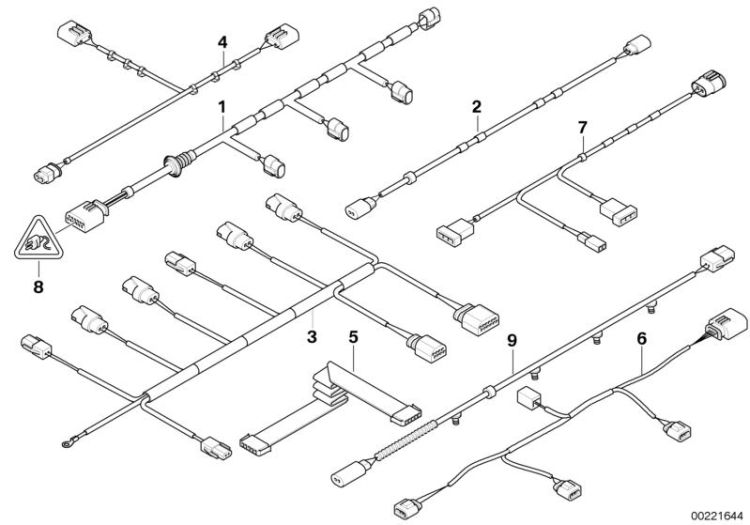 Câble plat CAS, numéro 05 dans l'illustration