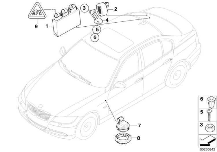 Trigger contact PDC, Number 07 in the illustration