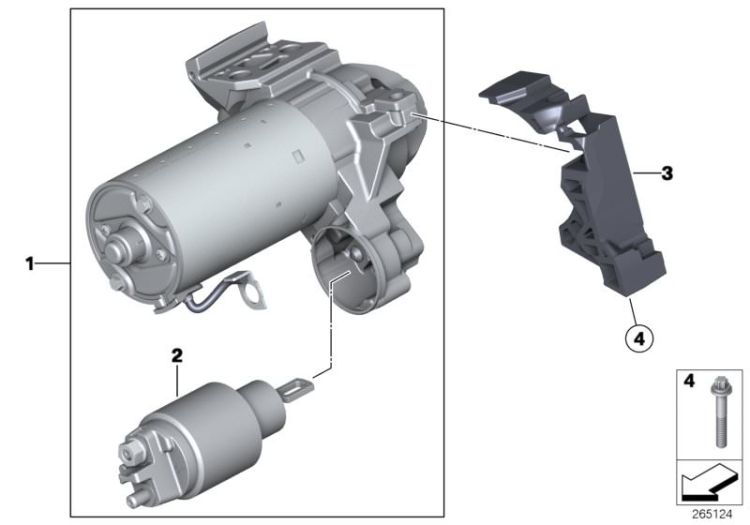 RP Anlasser, Number 01 in the illustration