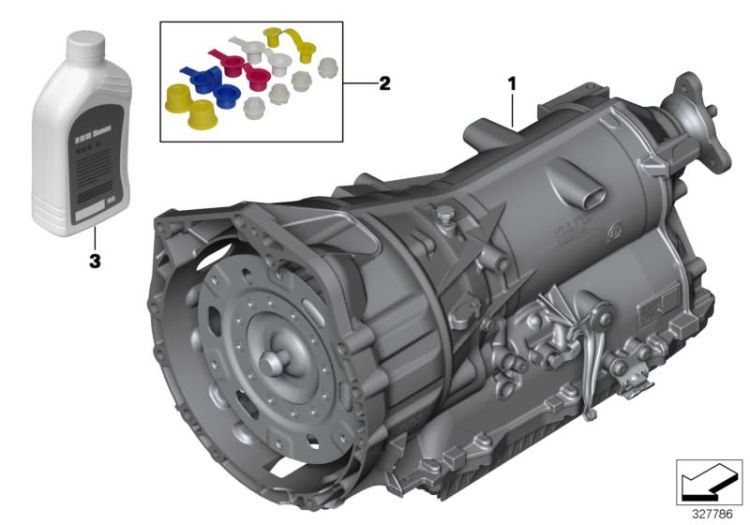 Líquido de transmisión automática 3, Número 03 en la ilustración