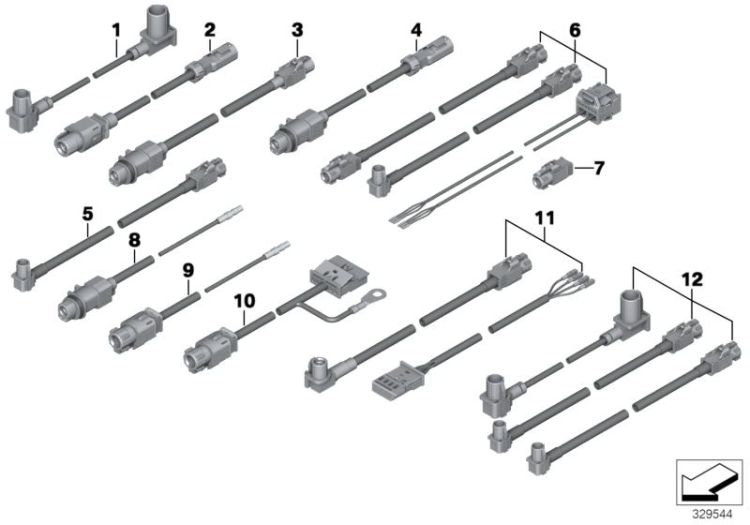 Câble HSD, numéro 03 dans l'illustration