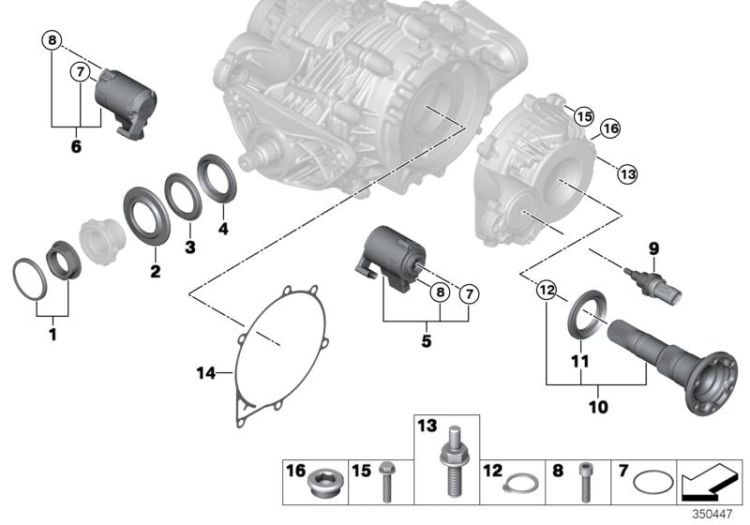 Bague de securité, numéro 12 dans l'illustration