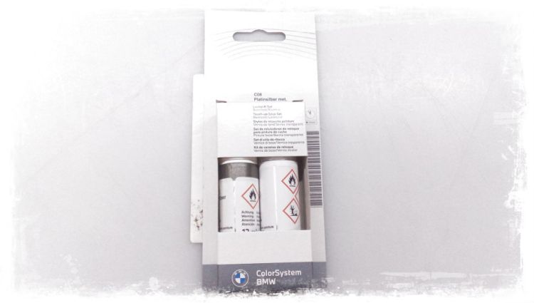 Original BMW  Touch-up stick set, Platinsilber met. [C08] 2x12ml  (51912405161)