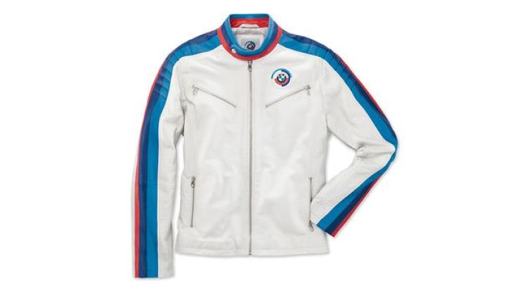 BMW Motorsport veste cuir homme Heritage d`origine BMW white, XS  (80142445932) | HUBAUER-Shop.de