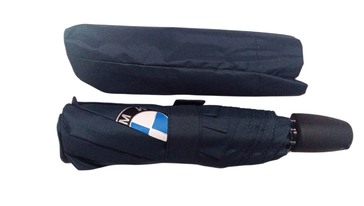 Original BMW BMW pocket umbrella logo dark blue (80232466303) |  HUBAUER-Shop.de