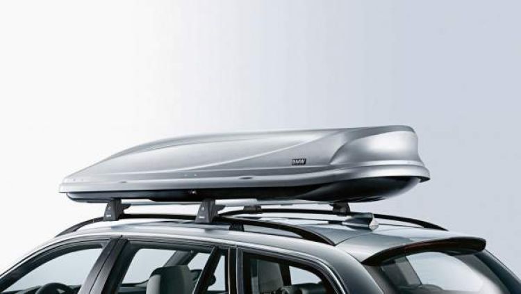 Coffre de toit 460 d`origine BMW titansilber (82732326511) | HUBAUER-Shop.de