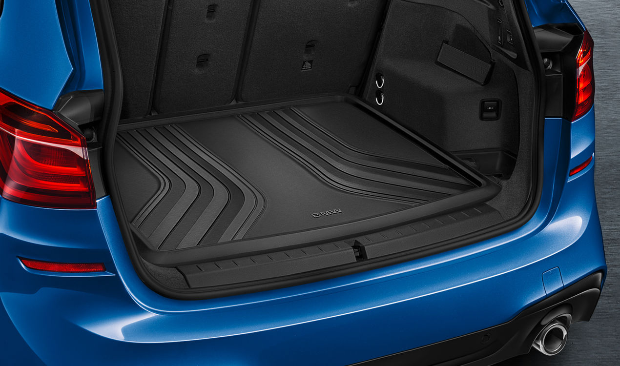 Original BMW Fitted luggage compartment mat 2 series black (51472361656)