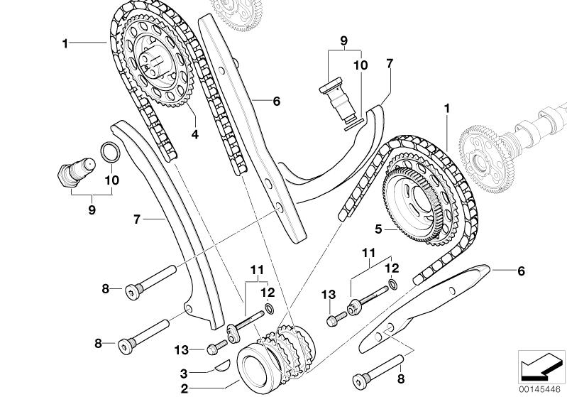 Original BMW Camshaft sprocket 7er E66 ZYL. 1-4 | HUBAUER-Shop.de