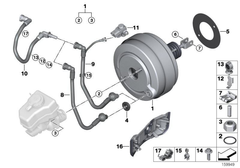 Differenzdrucksensor für BMW 3 Touring (E91) 320 d 184 PS Diesel zu  niedrigen Preis