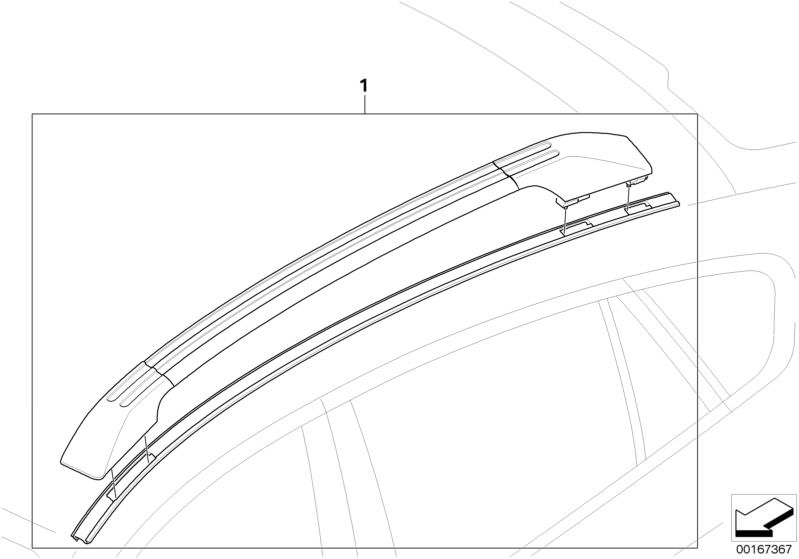 bmw x6 roof rails