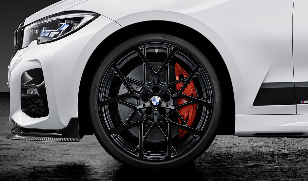 Kit post-équipement freins sport rouges d`origine BMW F40 18" M Performance  (34112450159) | HUBAUER-Shop.de