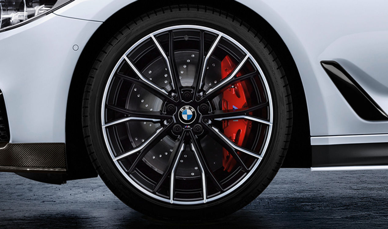 Kit post-équipement freins sport rouges d`origine BMW 18" M Performance  (34112458884) | HUBAUER-Shop.de