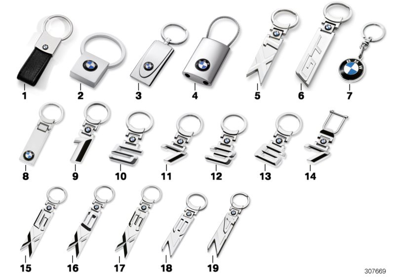 Original Z4 key ring SILVER | HUBAUER-Shop.de
