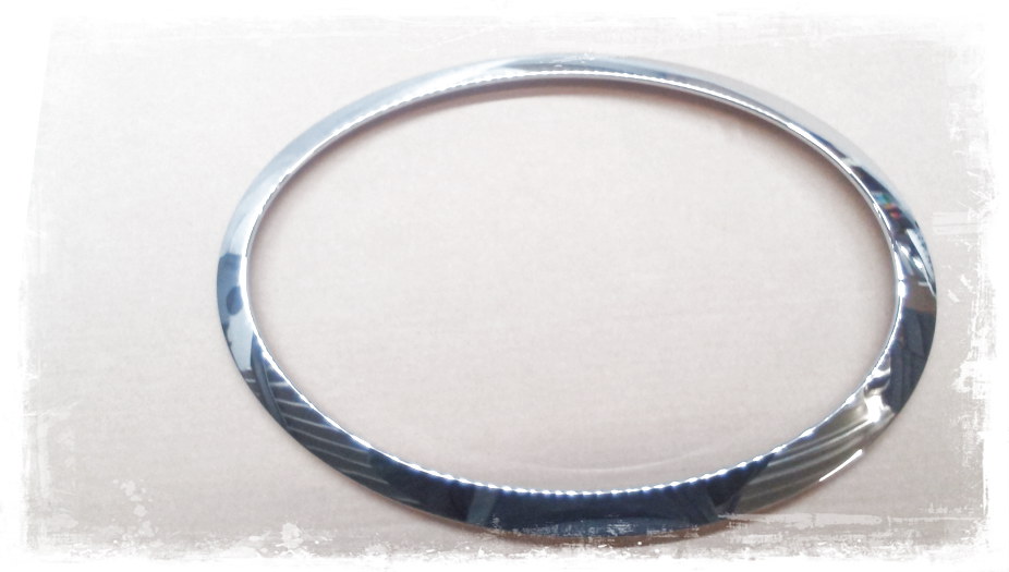 Links Scheinwerfer Abdeckung Blende Ring für Mini Cooper R55 R56 R58  Schwarz