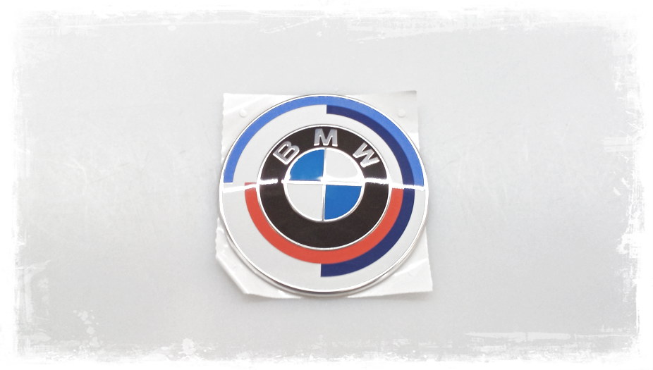 Original BMW Emblem 50 Jahre M Ø 82mm / M (51148087188)