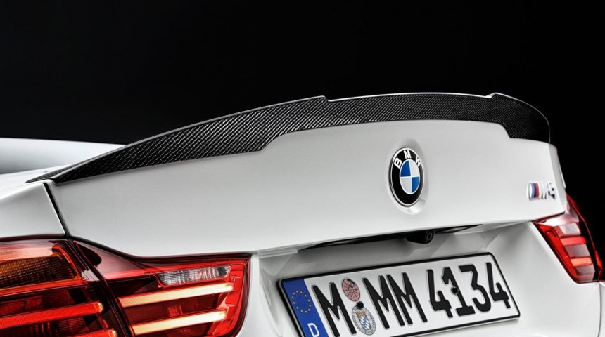 Spoiler arrière carbone d`origine BMW M4 (51192350722) | HUBAUER-Shop.de