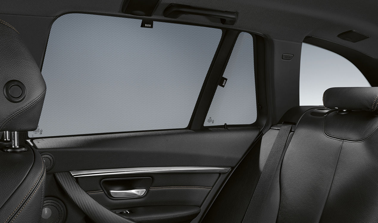 Pare-soleil vitres latérales arrière d`origine BMW noir (51462318007)