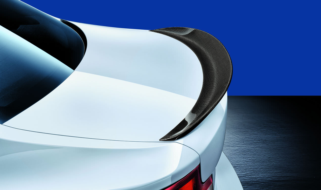 Spoiler arrière carbone d`origine BMW M Performance (51622163505) |  HUBAUER-Shop.de