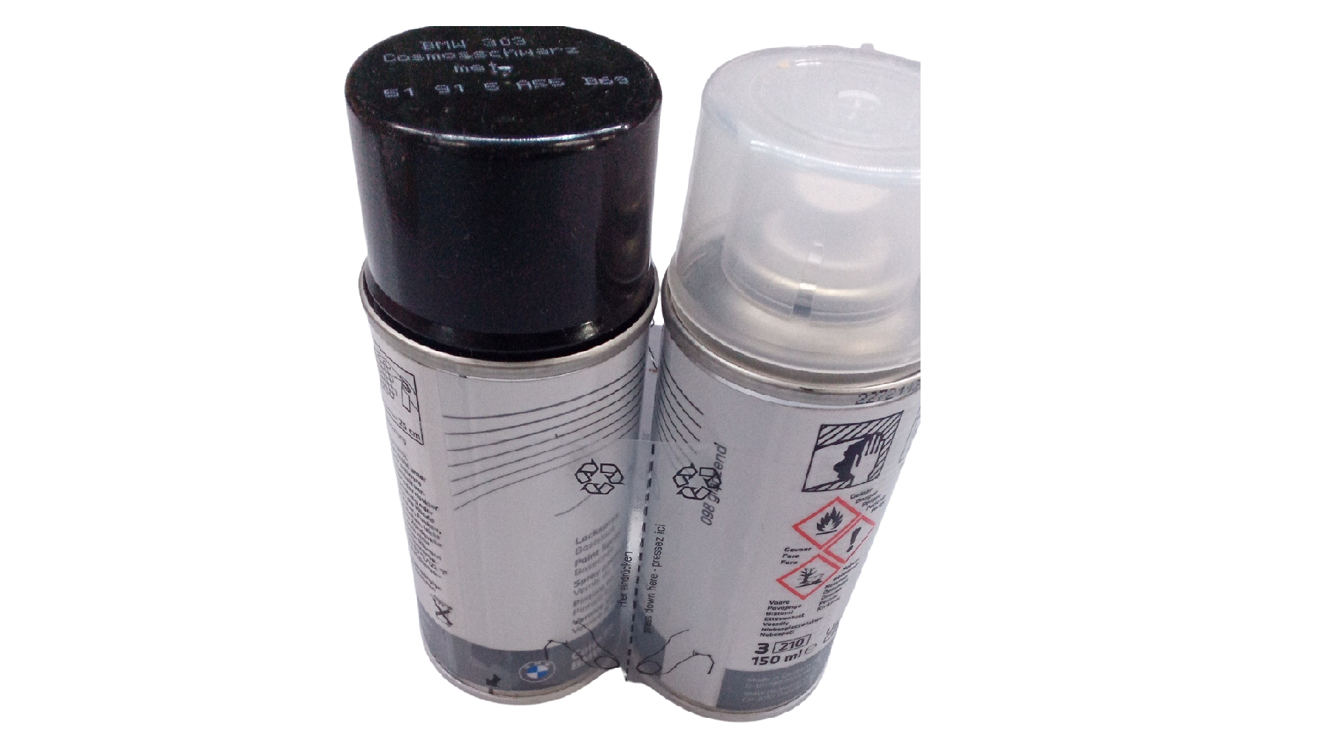 Original BMW Paint spray set, Topasblau met. 2X150ML 364
