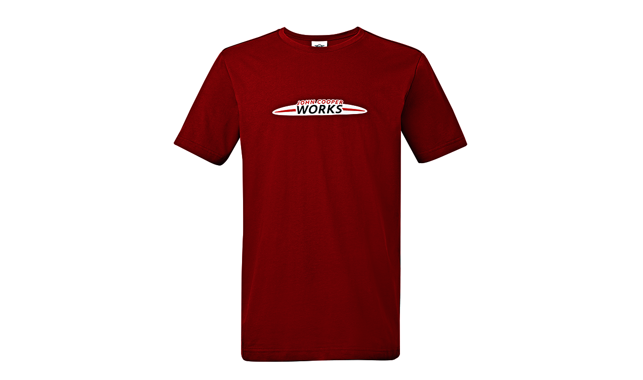 Original MINI JCW T-Shirt Mens Logo WHITE, L | HUBAUER-Shop.de