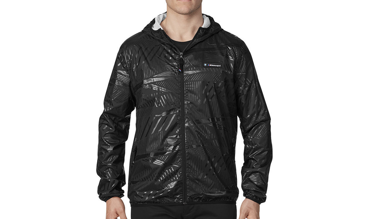 BMW M Motorsport rain jacket unisex BLACK, L | HUBAUER-Shop.de