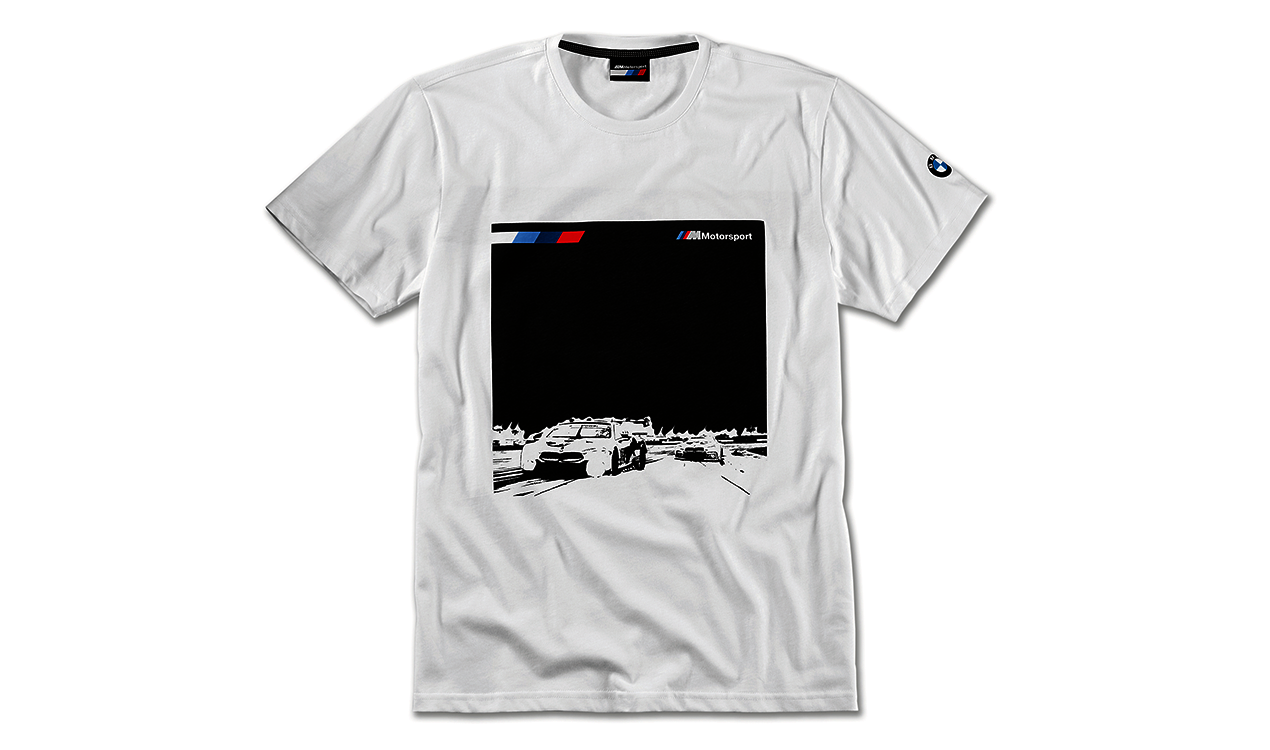 BMW M Motorsport T-Shirt Herren Grafik WHITE, XXL | HUBAUER-Shop.de