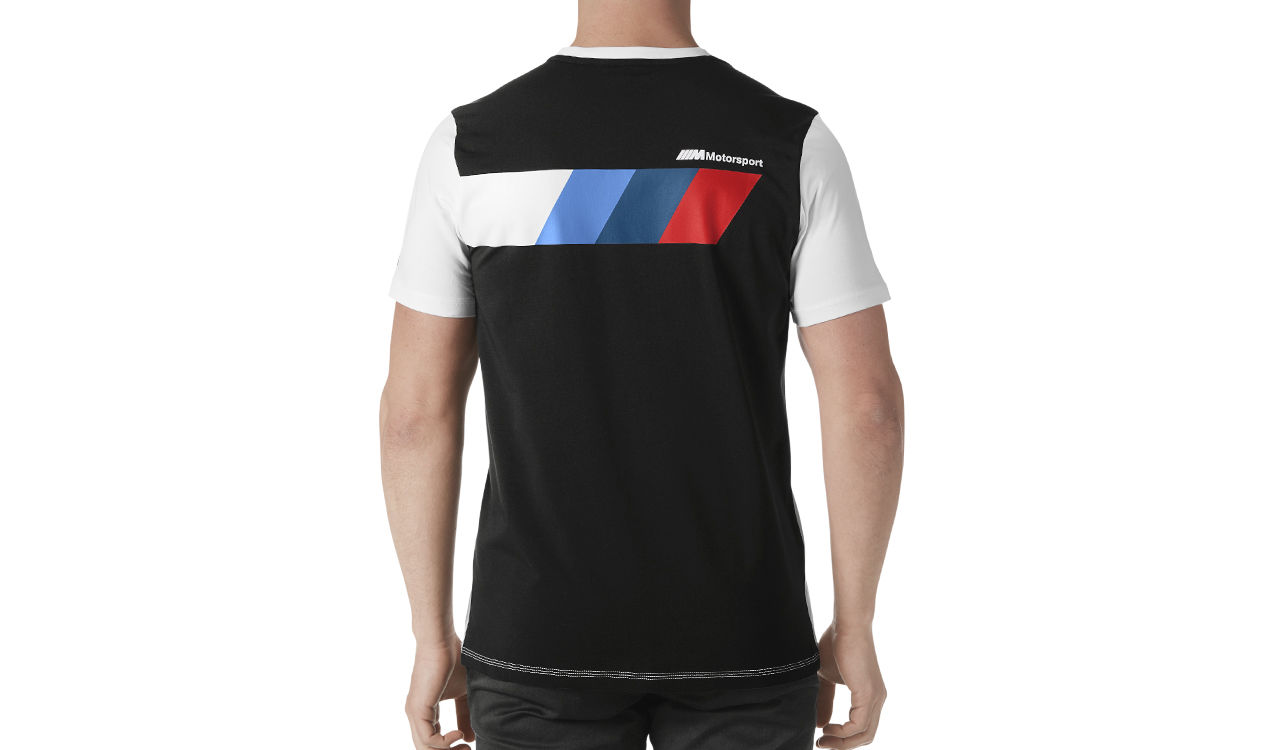 BMW M Motorsport T-Shirt Herren Logo BLK/WHT, XL | HUBAUER-Shop.de