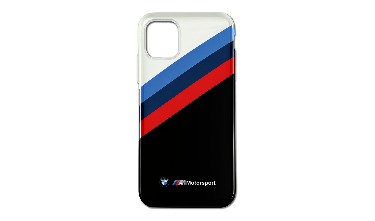 Original BMW BMW M Motorsport phone case iPhone 11 Black/White  (80295A0A710) | HUBAUER-Shop.de