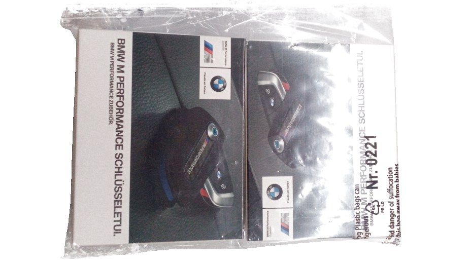 Original BMW Key case Alcantara/Carbon, M Performance (82292355519)
