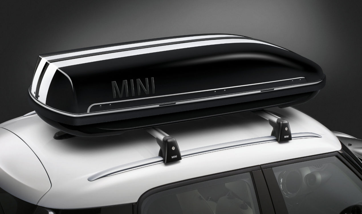 Coffre de toit MINI noir d`origine BMW 320 Liter (82732223388) |  HUBAUER-Shop.de